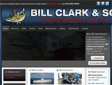 Tablet Screenshot of billclarkmarine.com